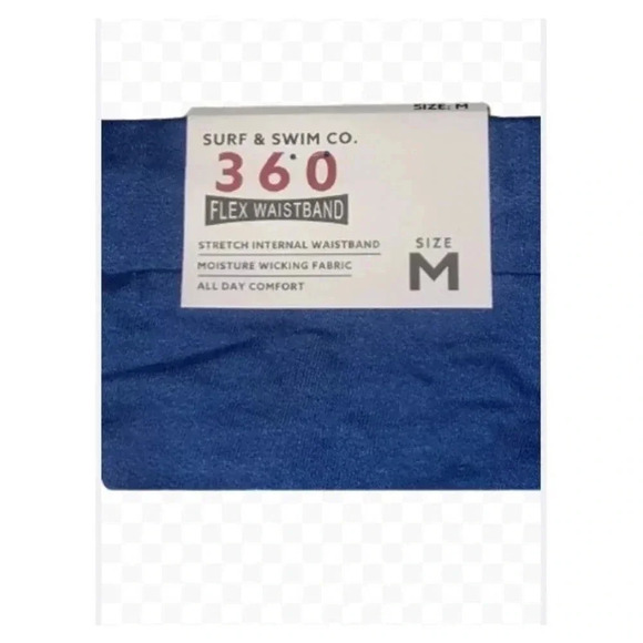 Surf & Swim Co Swim French Terry Athletic Shorts-Royal Cloud (Men’s Medium) - Picture 4 of 5